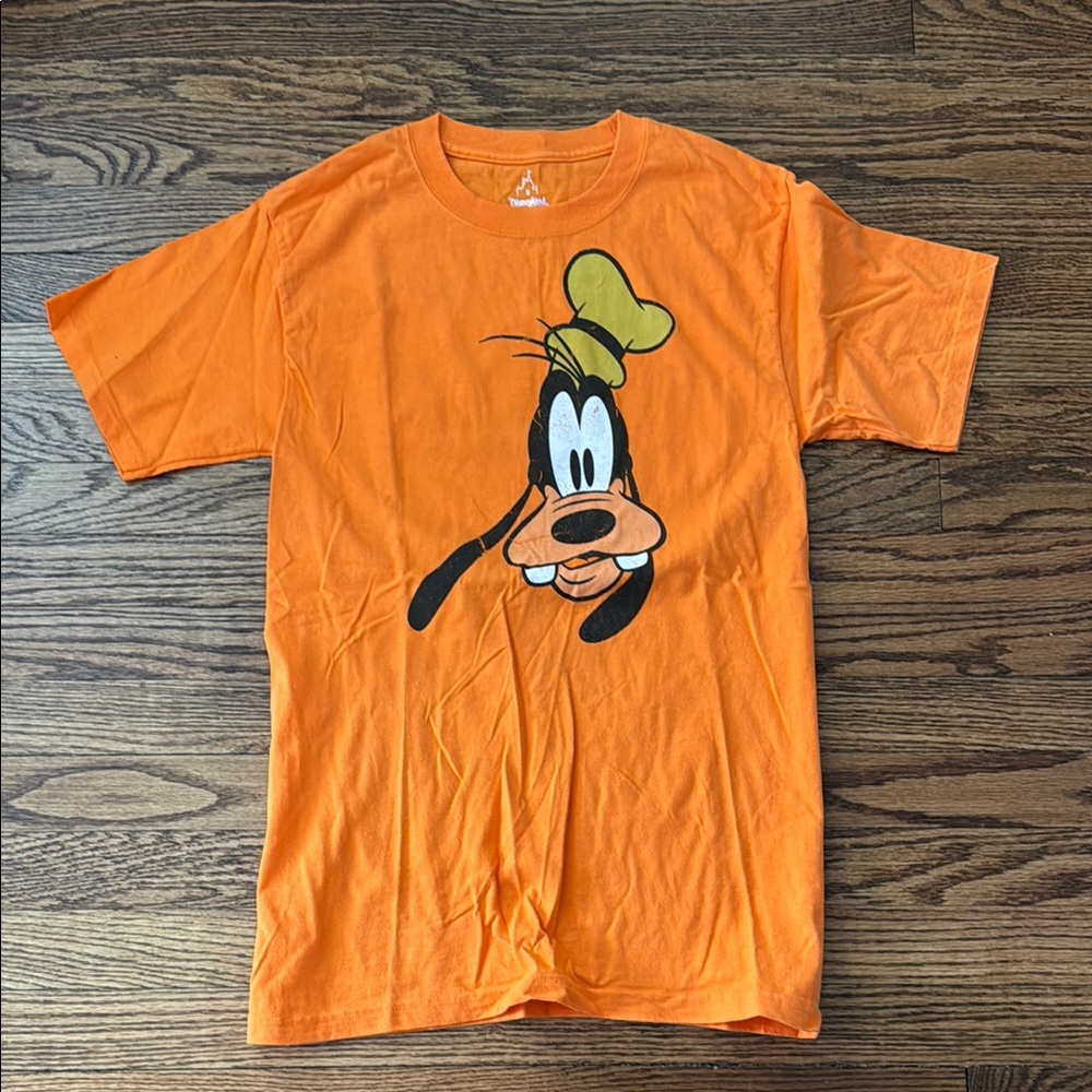 Disney Orange Goofy Graphic Tee